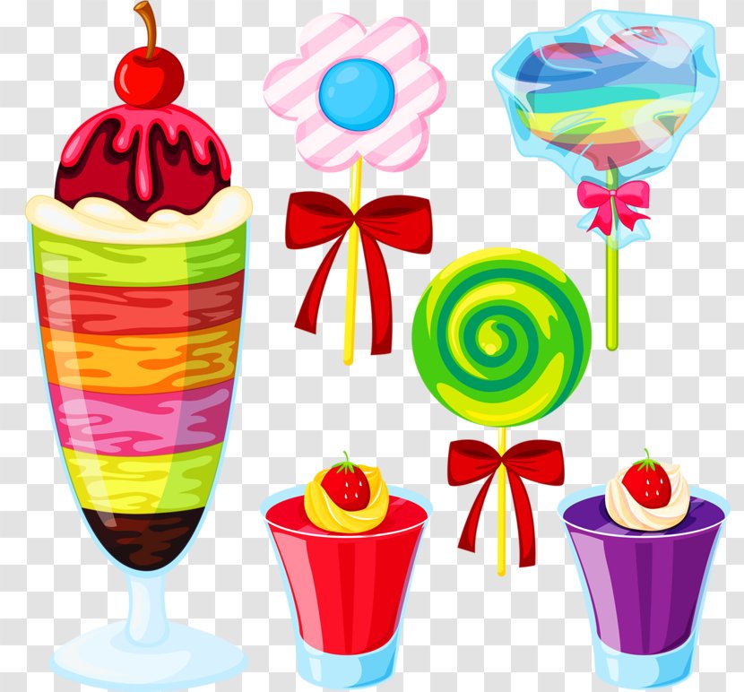 Ice Cream Lollipop Illustration - Dessert Transparent PNG