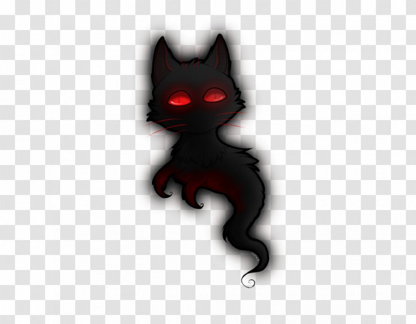 Black Cat Whiskers Drawing Puppy - Cute Pictures Transparent PNG