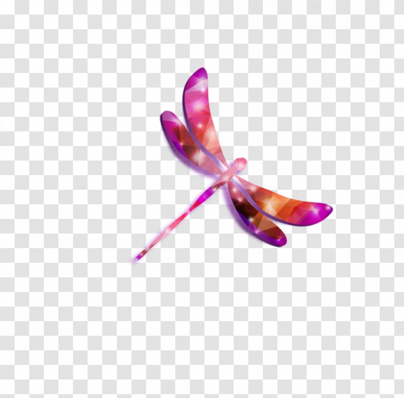 Insect Butterfly Pollinator Lilac Violet - Dragonfly Transparent PNG