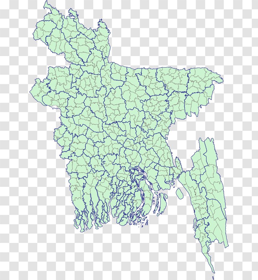 Upazilas Of Bangladesh Districts Map Taltali Upazila Gangachhara - Rangpur District Transparent PNG