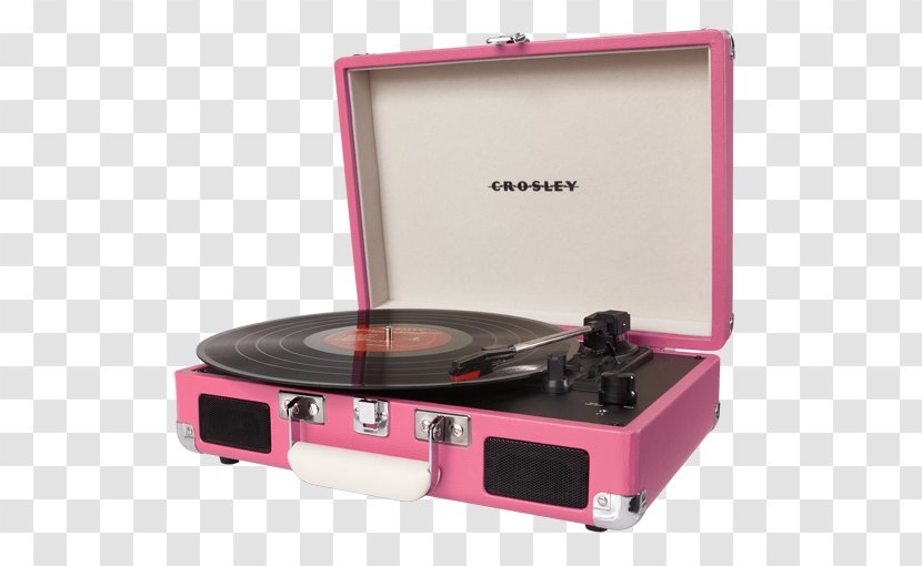 Crosley CR8005A-TU Cruiser Turntable Turquoise Vinyl Portable Record Player Phonograph CR8005D Transparent PNG
