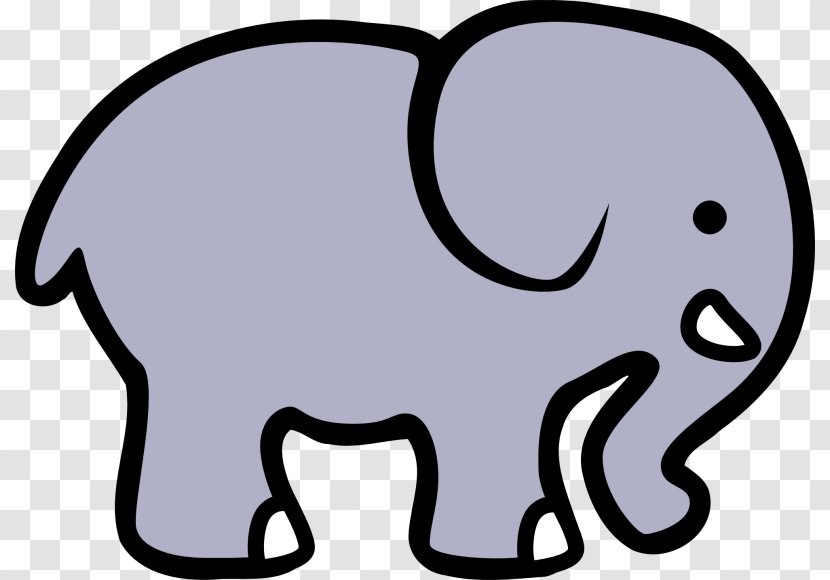 Elephant Drawing Clip Art - 2d Computer Graphics Transparent PNG