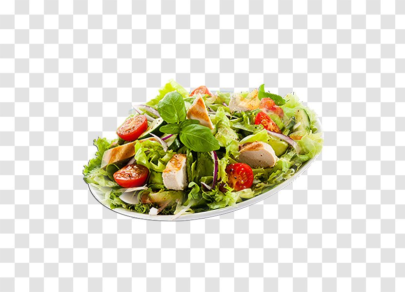 Caesar Salad Pasta Pizza Vinaigrette - Fattoush Transparent PNG