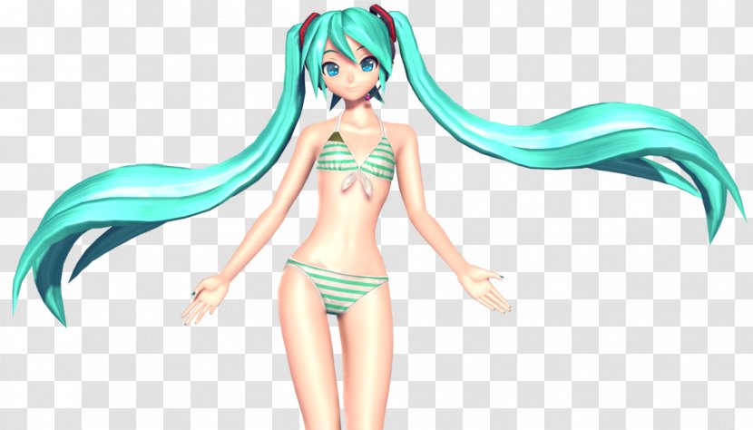 Hatsune Miku: Project DIVA F 2nd Dead Or Alive Xtreme 3 Swimsuit Miku Diva - Flower - Late Nights Transparent PNG