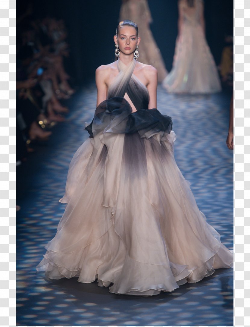 Marchesa New York Fashion Week Ready-to-wear Dress Model - Shoulder Transparent PNG