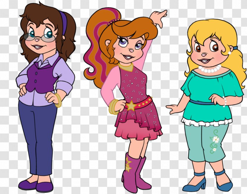 Brittany Chipmunk Eleanor Jeanette The Chipettes - Tree - Watercolor Transparent PNG
