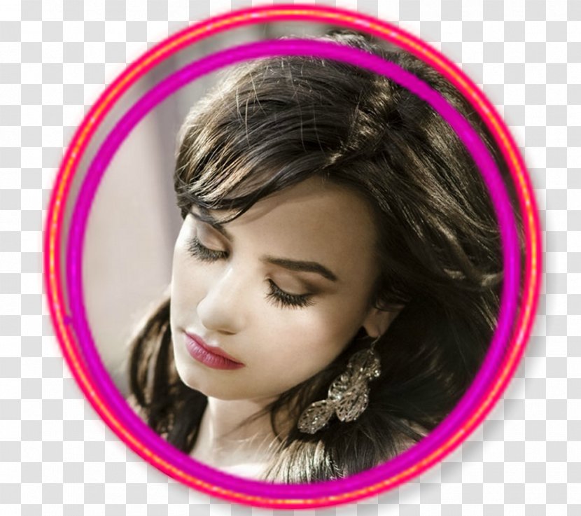 Demi Lovato Here We Go Again Don't Forget - Frame - Circulo Transparent PNG