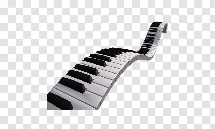 Piano Keyboard Clip Art - Electronic Device - Abstract Transparent PNG