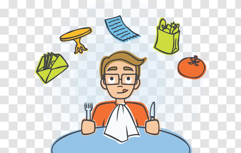 Cartoon Drawing Clip Art - Lunch - One Day International Transparent PNG