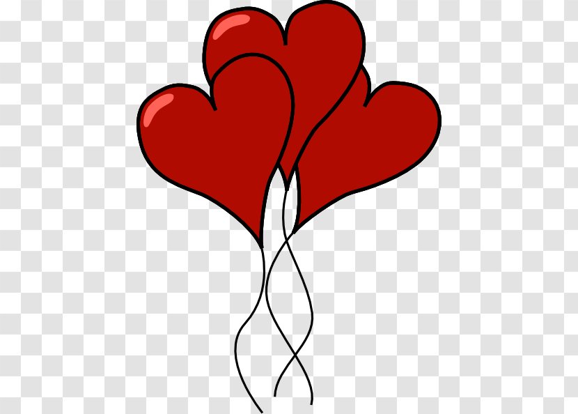 Clip Art Vector Graphics Heart Valentine's Day Image - Silhouette - James Red Balloon Transparent PNG