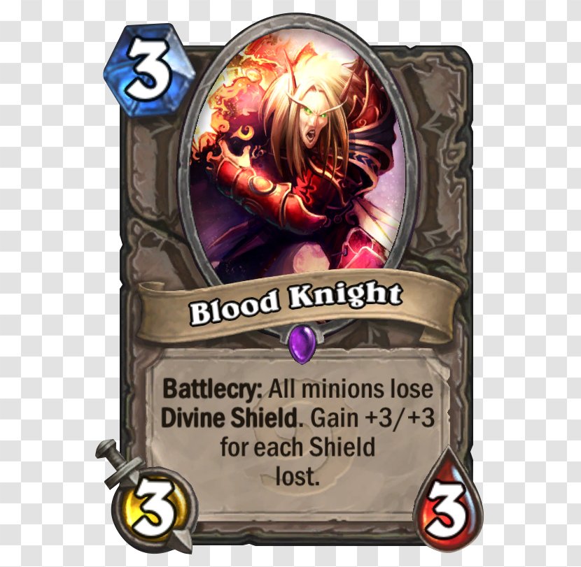 Blood Knights Of The Frozen Throne Curse Naxxramas Tempo Storm - Knight Transparent PNG