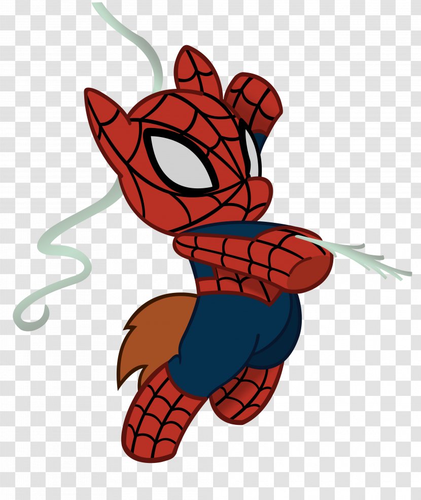 Spider-Man Pony Art Character - Plant - Spider-man Transparent PNG