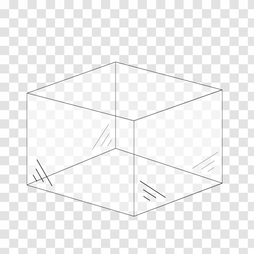 Line White Symmetry Pattern - Rectangle Transparent PNG