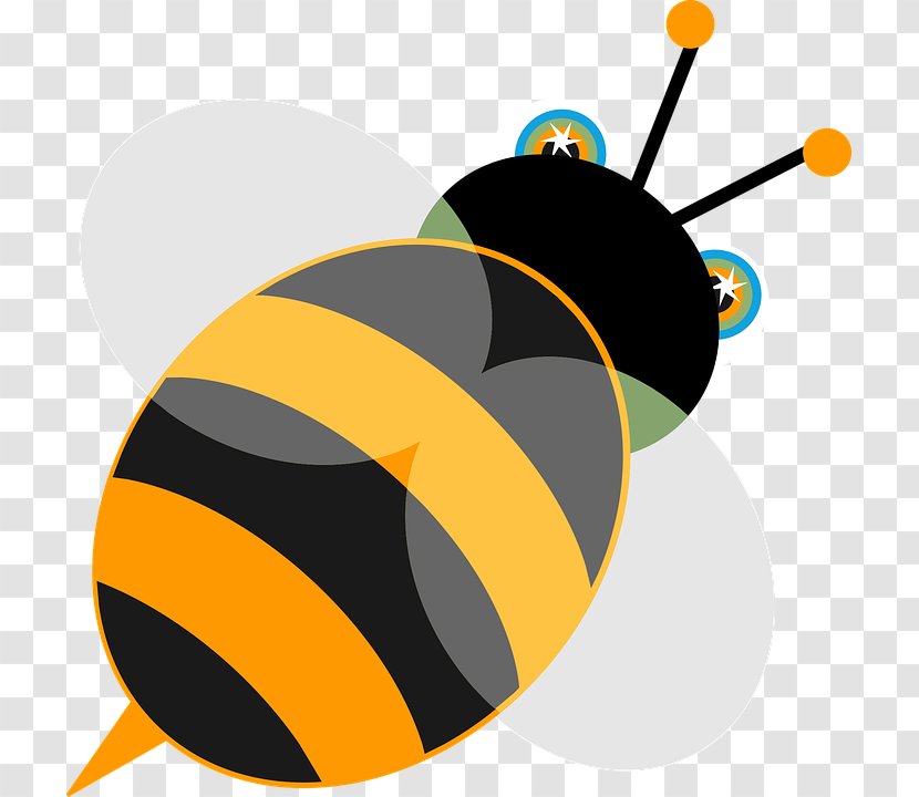 Honey Bee Insect Bumblebee Clip Art - Honeycomb Transparent PNG