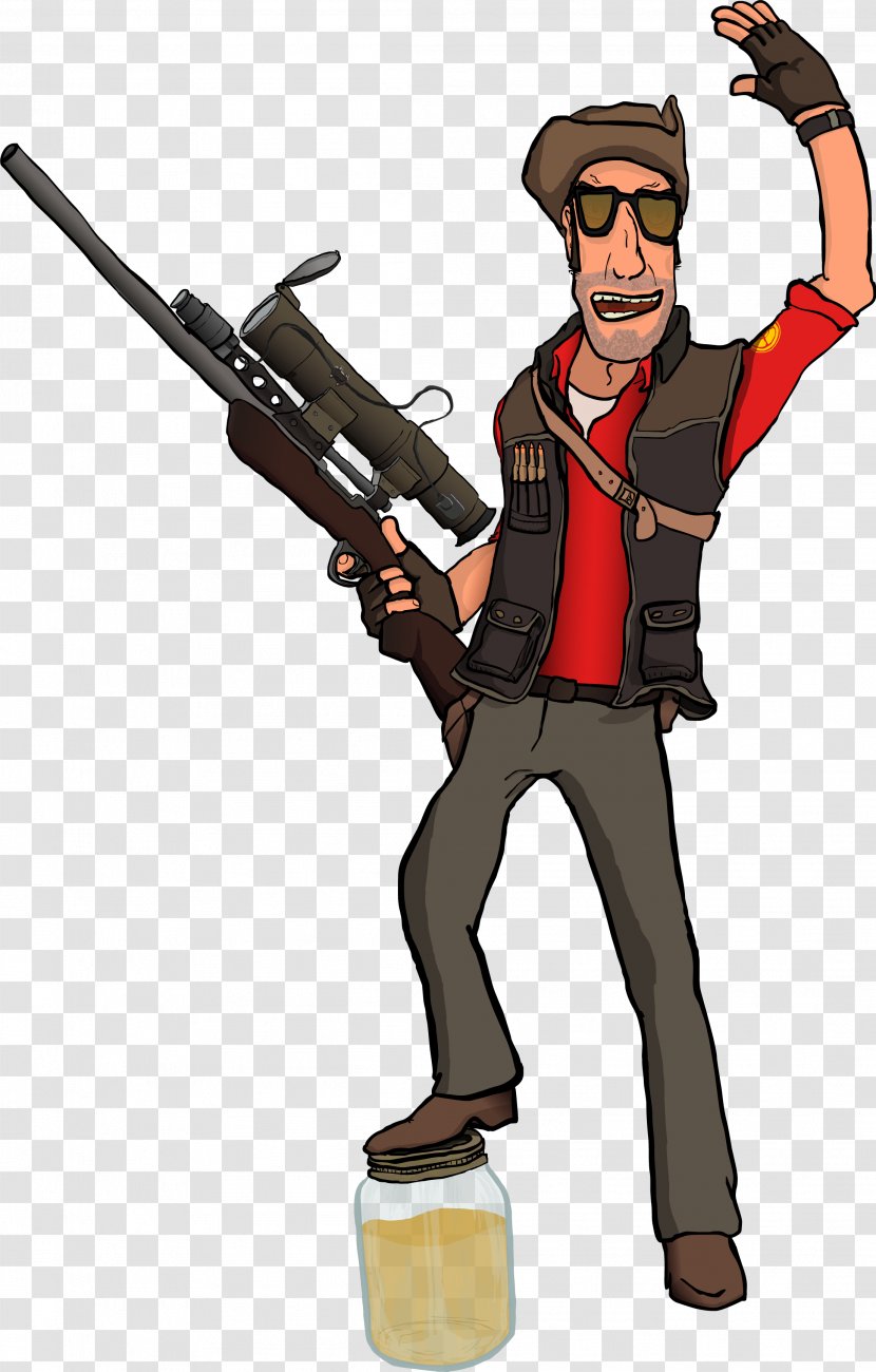Team Fortress 2 Classic Sniper First-person Shooter - Spawning - Domineering And Powerful Transparent PNG