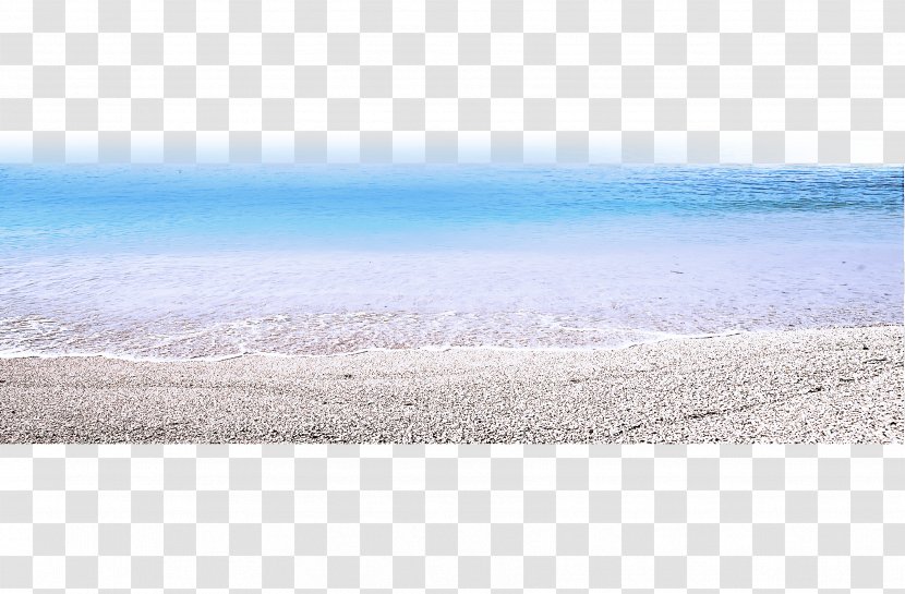 Blue Sky Turquoise Aqua Sea - Panorama Horizon Transparent PNG