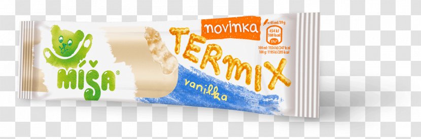 Ice Cream Míša Logo Eskimo Pie Vanilla Transparent PNG