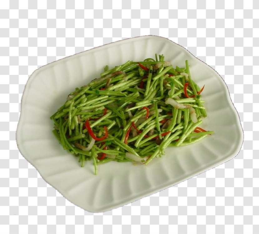 Namul Cooking Water Spinach Stir Frying - Green Bean Transparent PNG
