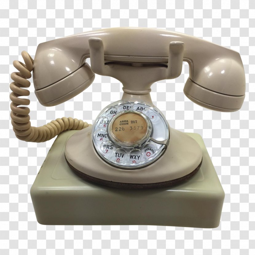 Candlestick Telephone Rotary Dial Western Electric Handset - Bell System - Antique Transparent PNG