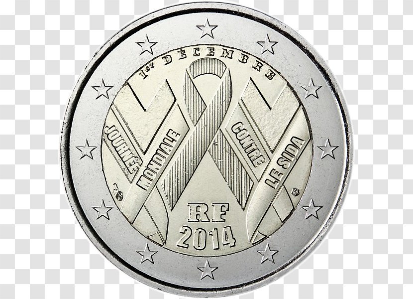 France 2 Euro Commemorative Coins Coin Transparent PNG