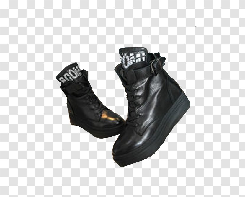 Boot Shoe Walking - Black - Shoes Transparent PNG