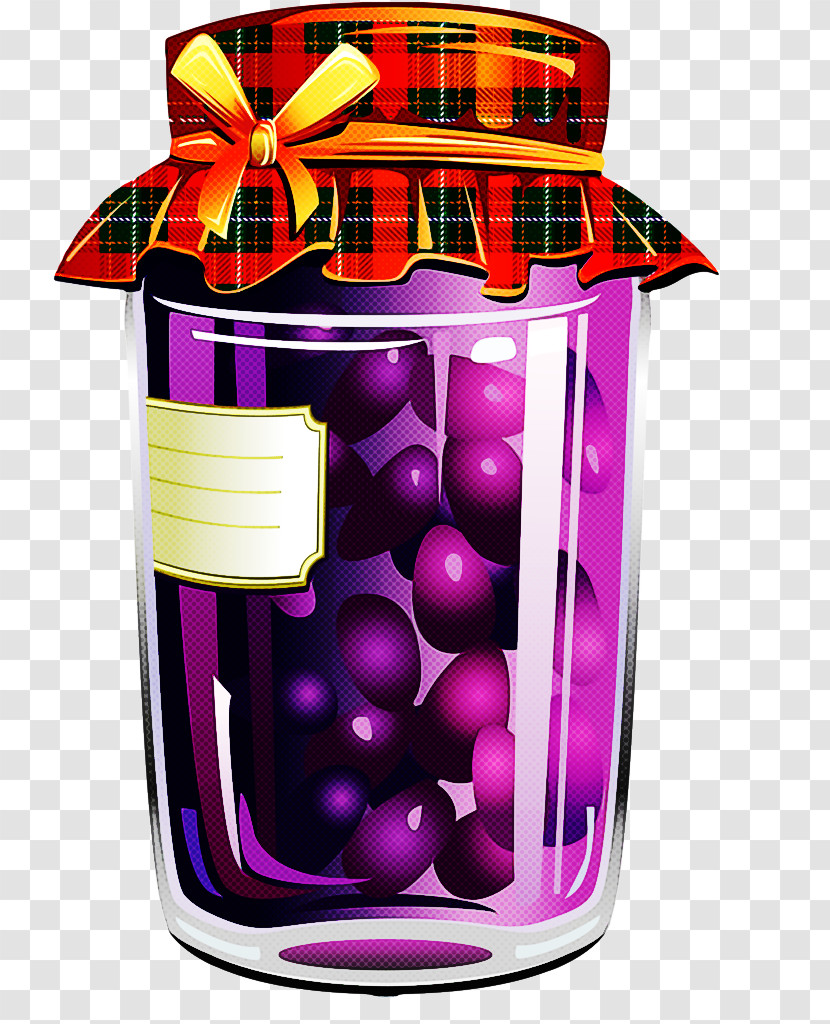 Mason Jar Purple Fruit Preserve Plant Food Transparent PNG