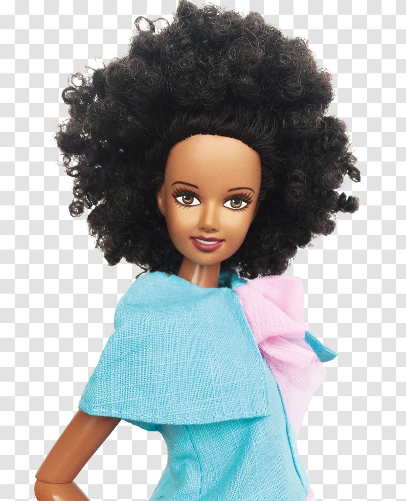 Malaville Barbie Black Doll Toy Transparent PNG