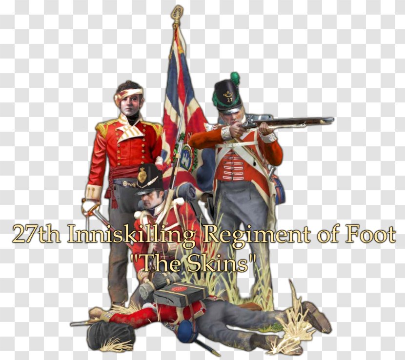 Napoleonic Wars British Army 27th (Inniskilling) Regiment Of Foot Soldier - Battalion Transparent PNG