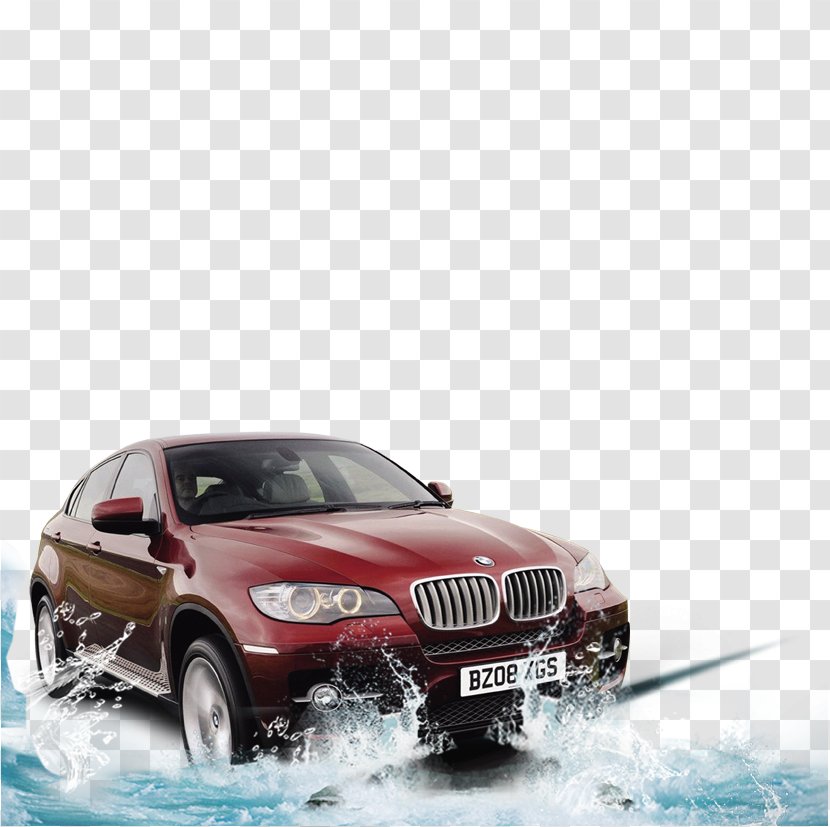 2018 BMW X6 Concept ActiveHybrid Car Automotive Design - Window - Wash Material Transparent PNG
