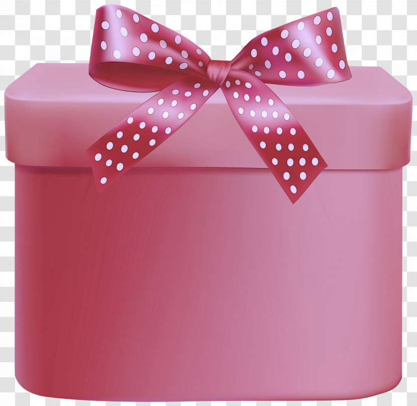 Pink Lid Ribbon Present Magenta Transparent PNG