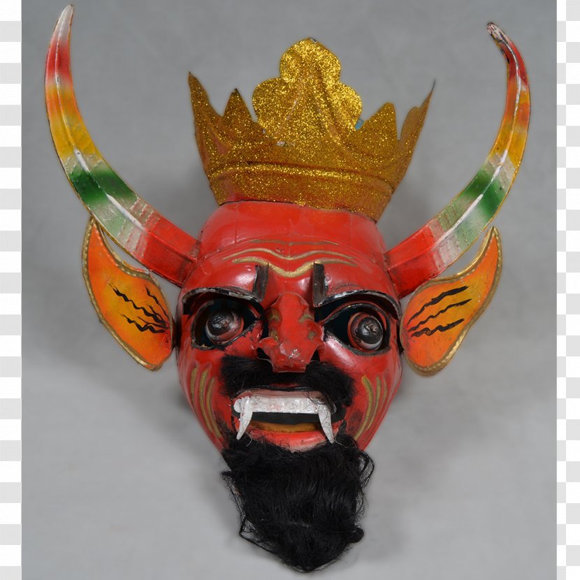 Inca Empire Mask Supay El Tío Inti - Orange Transparent PNG