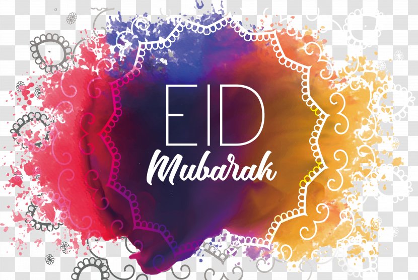Eid Al-Adha Android Application Package - Text - Al AdhA Watercolor Poster Transparent PNG