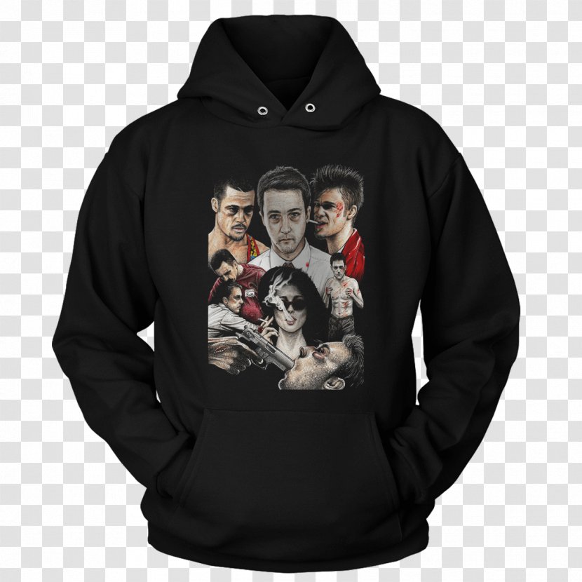 T-shirt Hoodie Top Clothing - Sleeve - Fight Club Transparent PNG
