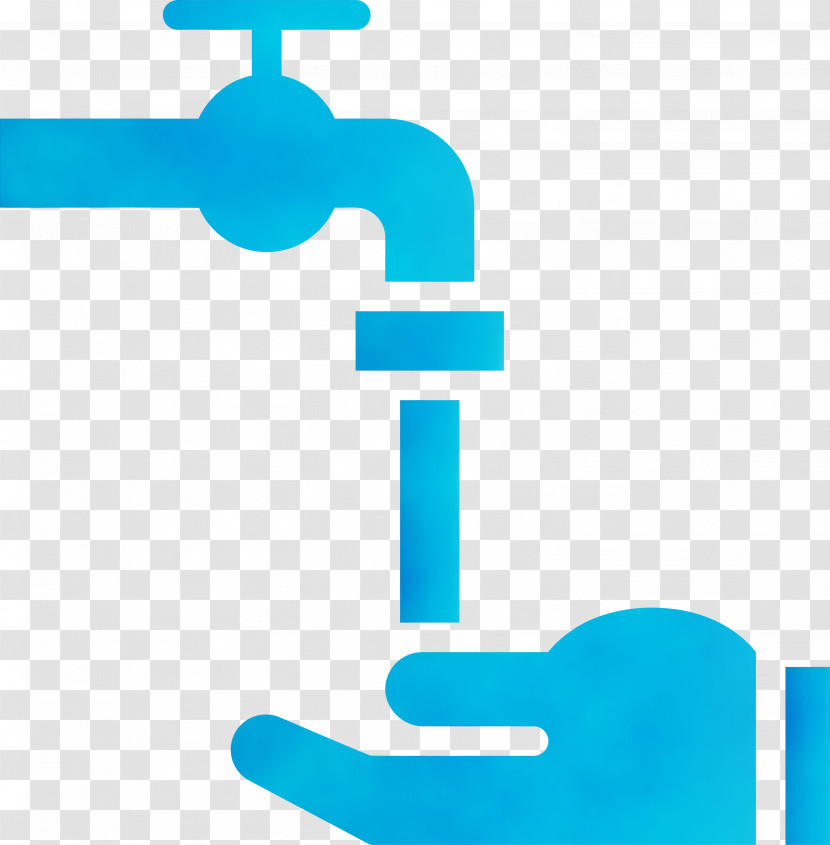 Turquoise Line Azure Symbol Logo Transparent PNG