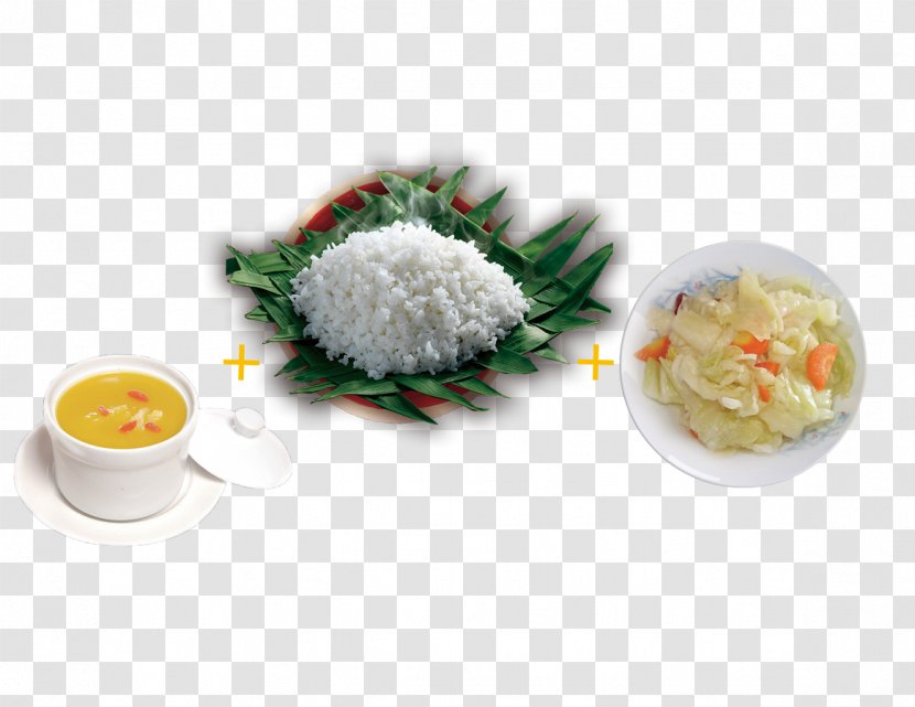 Asian Cuisine Gukbap Dish Rice Bamboo - Soup Transparent PNG