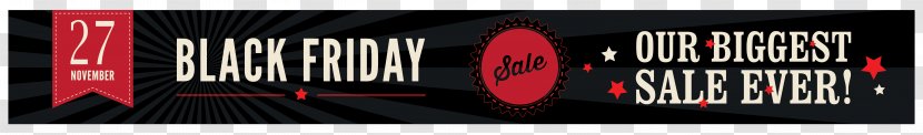 Black Friday Clip Art - Brand - Biggest Sale Banner Clipart Image Transparent PNG