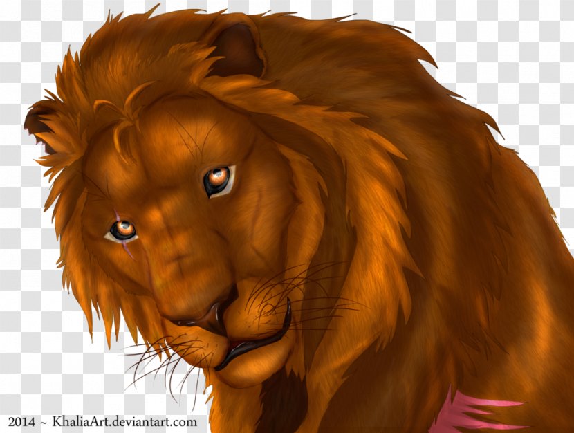 Lion DeviantArt Work Of Art Illustration - Cat Like Mammal Transparent PNG