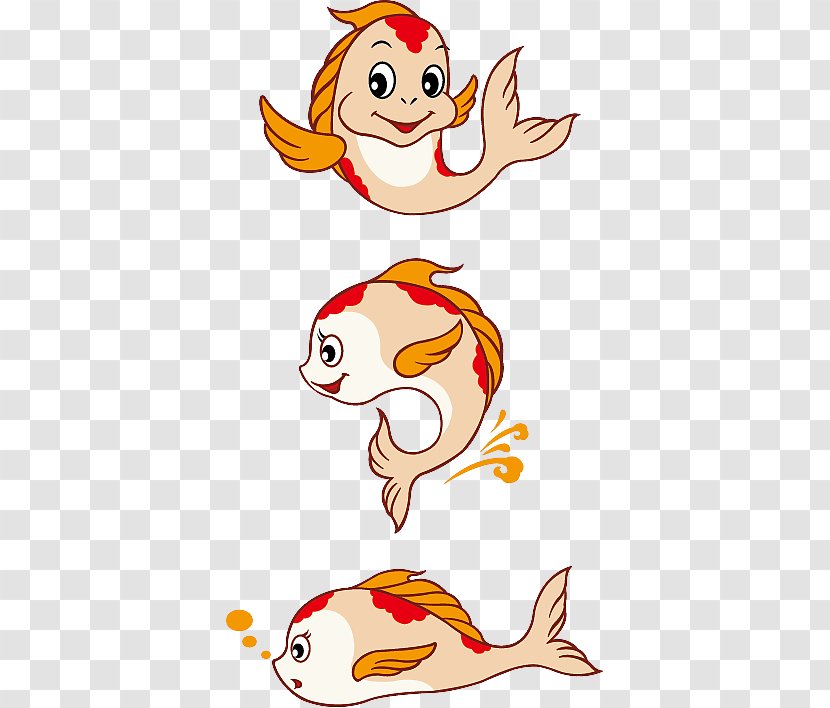 Koi Illustration Japanese Cartoon Comics Transparent PNG