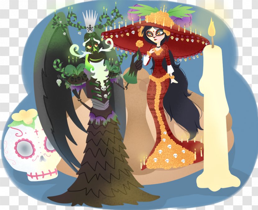 La Calavera Catrina Death Xibalba Day Of The Dead Maya Civilization - Art - Dia De Los Muertos Transparent PNG