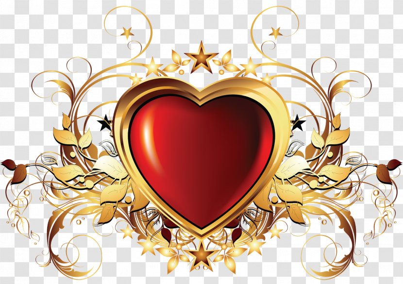 Valentine's Day Heart Desktop Wallpaper Clip Art - Megabyte Transparent PNG