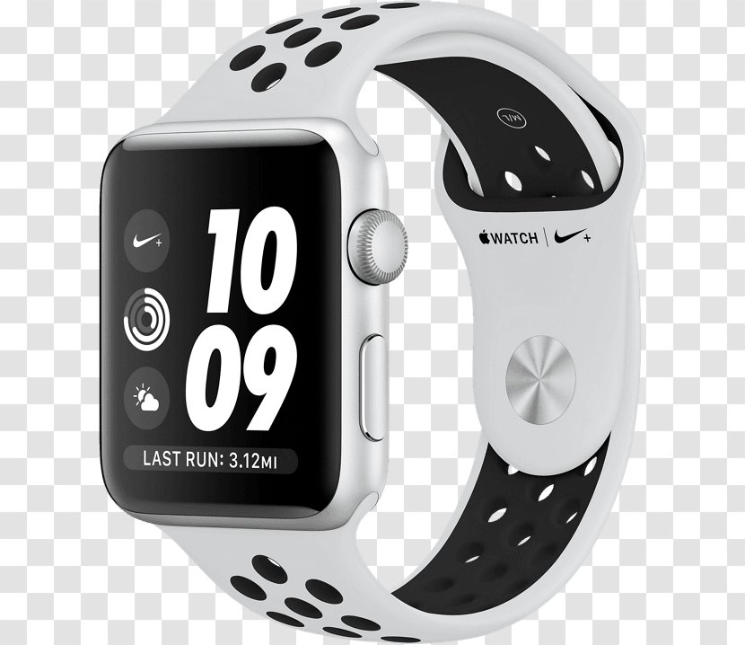 Apple Watch Series 3 Nike+ - 2 Nike - 42mmGPSSpace Gray Aluminum CaseAnthracite/Black Sport Band Nike+42mmGPSSpace BandNike Transparent PNG