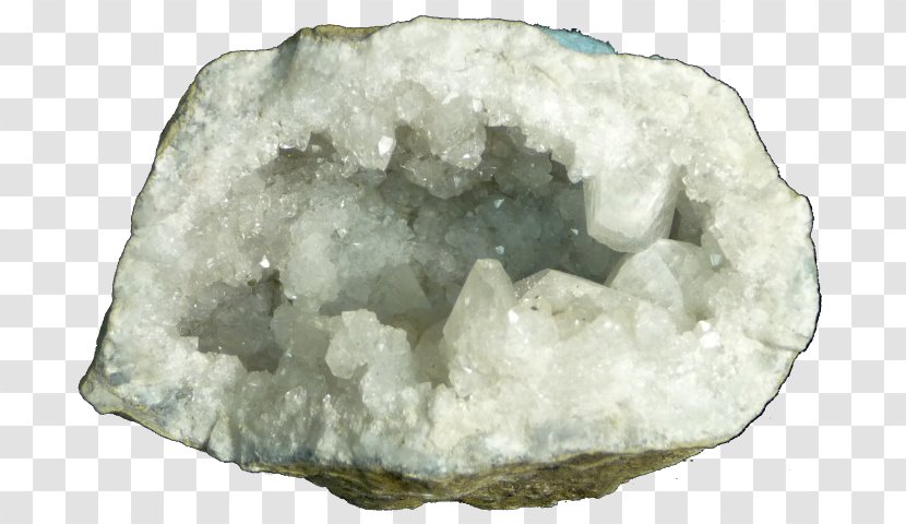 Crystal Geode Keokuk Quartz Tooth Decay - Mineral - Calcite Transparent PNG