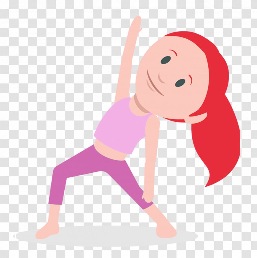 Physical Exercise Muscle Weight Loss Warming Up Fitness - Flower - Cartoon Beauty Aerobics Transparent PNG