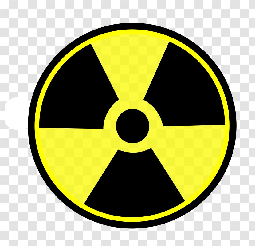 Nuclear Power Radioactive Decay Waste Hazard Symbol - Radiation Transparent PNG