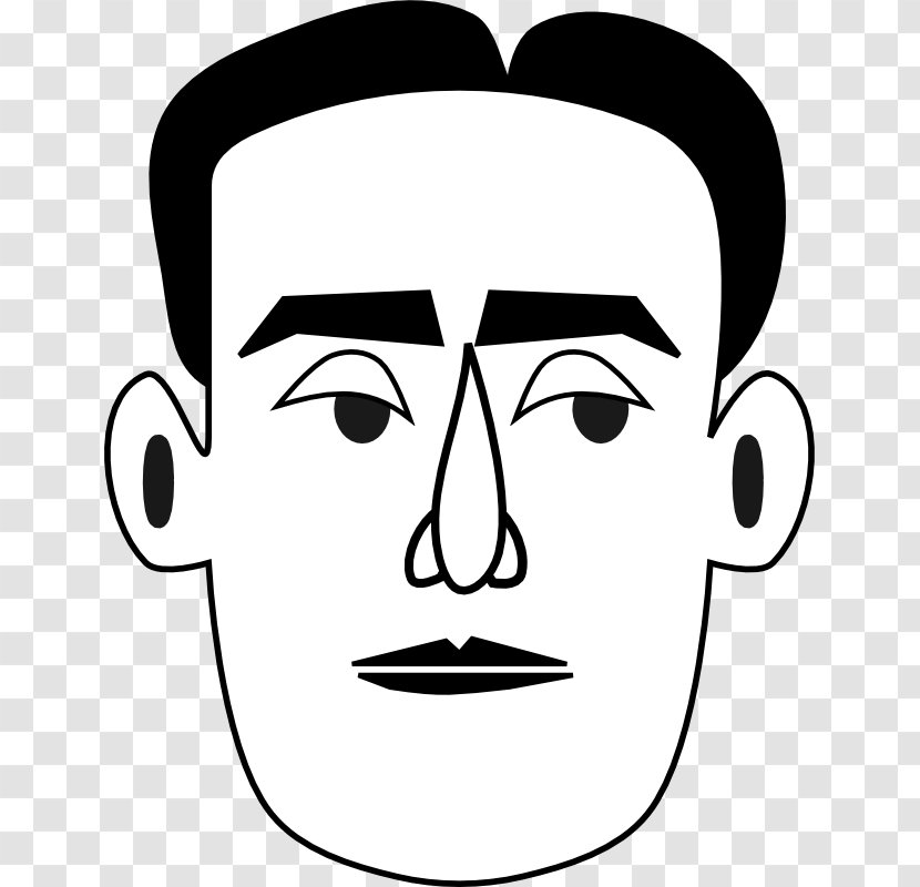Sadness Face Smiley Clip Art - Frame - Male Facial Cliparts Transparent PNG