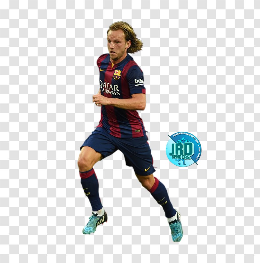 Ivan Rakitić FC Barcelona Croatia National Football Team 2017–18 La Liga Jersey - Outerwear - Rakitic Transparent PNG