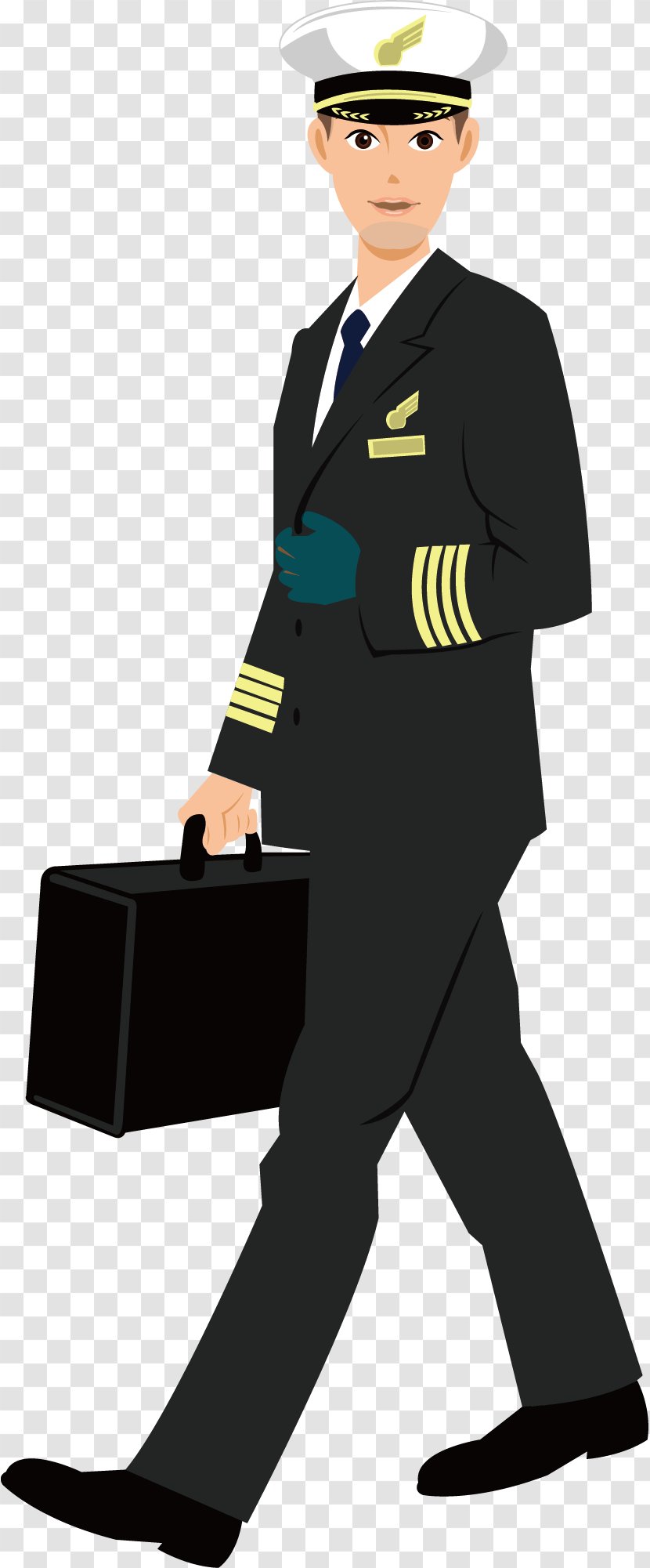 Flight Attendant Airplane Pilot In Command Transparent PNG