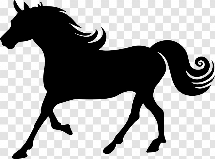 Mustang Silhouette Clip Art Transparent PNG