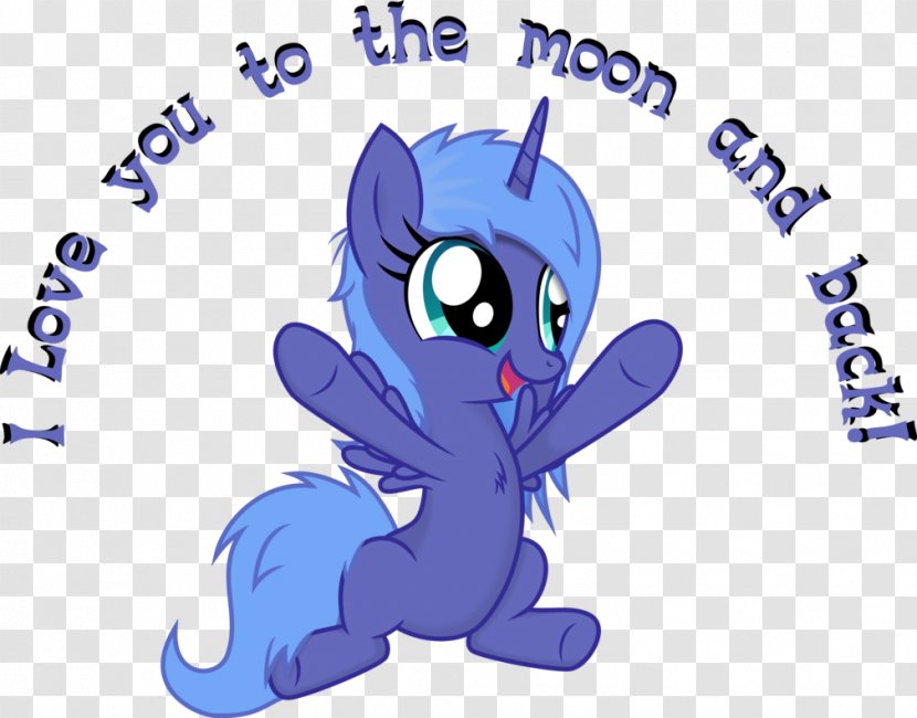 Cat Pony Horse Princess Luna Equestria - Cartoon Transparent PNG