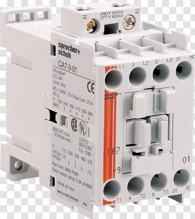 Circuit Breaker Contactor Electrical Network Mains Electricity CNW - Technology Transparent PNG